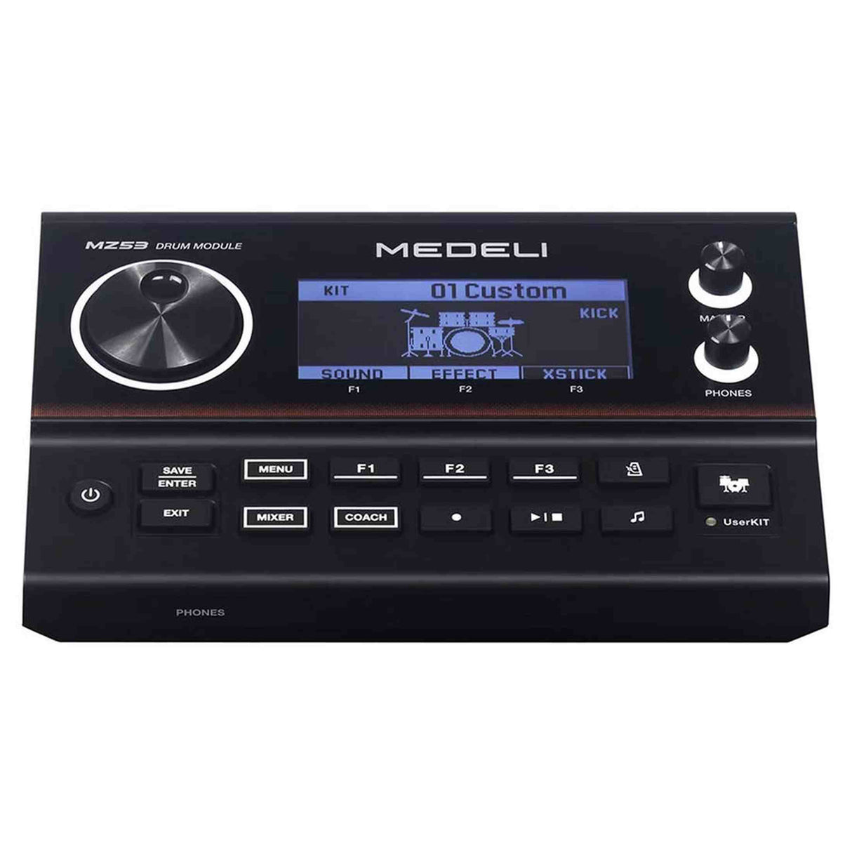 Medeli MZ537 Elektronisch Drumstel met Mesh Pads, Bluetooth Audio, USB-MIDI en 31 Drumkits