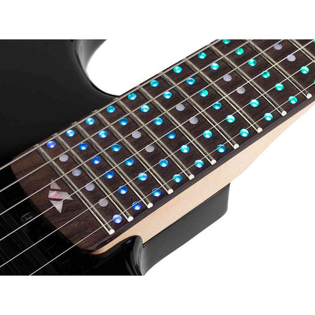 Litejam RGB24/BK Smart Learning Elektrische Gitaar Set Black 24 frets HSH RGB LED