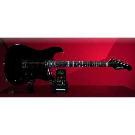 Litejam RGB24/BK Smart Learning Elektrische Gitaar Set Black 24 frets HSH RGB LED