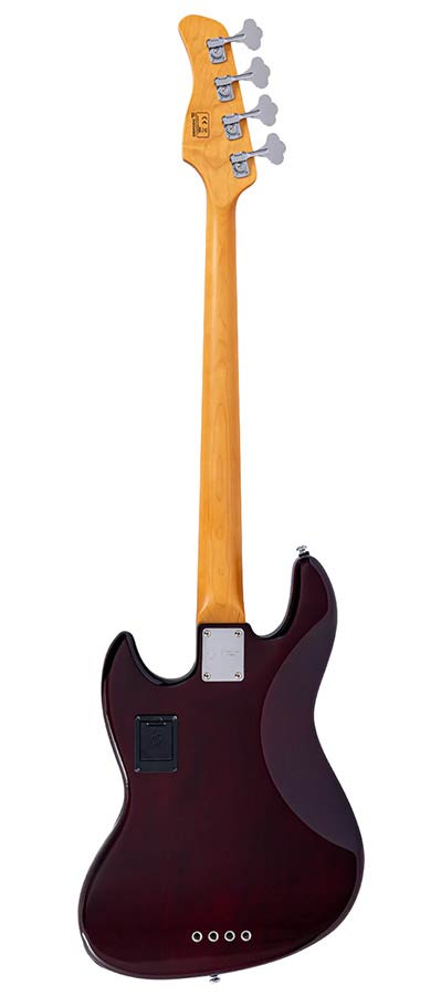 Sire V7N A4/TS Marcus Miller 4-snarige Actieve Basgitaar Tobacco Sunburst met Elzen Body en Heritage-3 Preamp