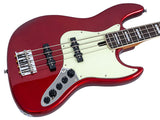 Sire V7N A4/CAR Marcus Miller 4-snarige Actieve Basgitaar Candy Apple Red met Elzen Body en Heritage-3 Preamp