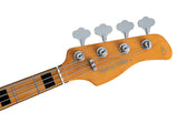 Sire V7N A4/DF Marcus Miller 4-snarige Actieve Basgitaar Dark Forest met Elzen Body en Heritage-3 Preamp