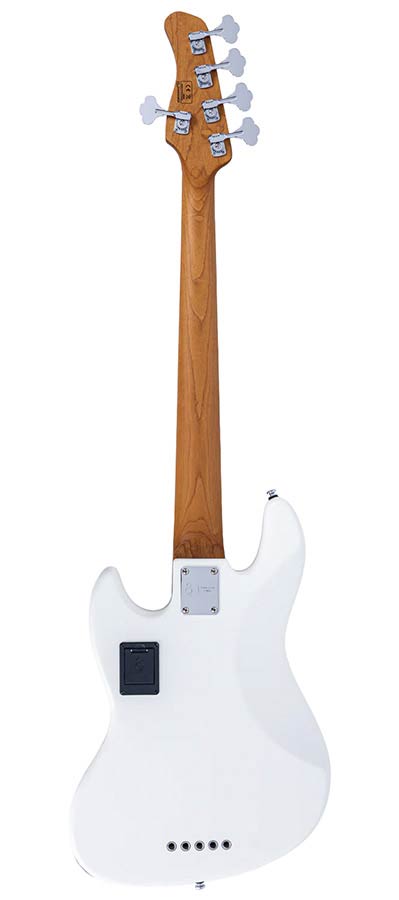 Sire V7N A5/AWH Marcus Miller 5-snarige Actieve Basgitaar Antique White met Elzen Body en Heritage-3 Preamp