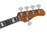 Sire V7N A5/AWH Marcus Miller 5-snarige Actieve Basgitaar Antique White met Elzen Body en Heritage-3 Preamp