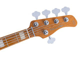 Sire V7N A5/TP Marcus Miller 5-snarige Actieve Basgitaar Tide Pool met Elzen Body en Heritage-3 Preamp