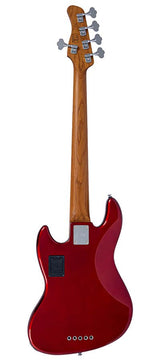 Sire V7N A5/CAR Marcus Miller 5-snarige Actieve Basgitaar Candy Apple Red met Elzen Body en Heritage-3 Preamp