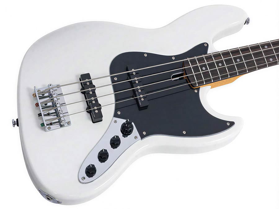 Sire V3N 4/AWH Marcus Miller 4-snarige Actieve Jazz Bas Antique White met 2-Bands Preamp