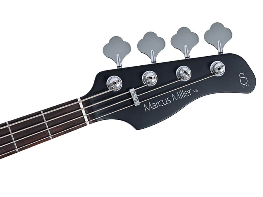 Sire V3N 4/BKS Marcus Miller 4-snarige Actieve Jazz Bas Satin Black met 2-Bands Preamp