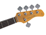 Sire V3N 5/CAR Marcus Miller 5-snarige Actieve Jazz Bas Candy Apple Red met 2-Bands Preamp