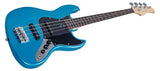 Sire V1 4/TP Marcus Miller 4-snarige Passieve Jazz Bas Tide Pool met Palissander Toets