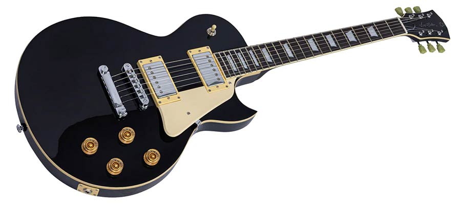 Sire L5/BK Larry Carlton L-Style Elektrische Gitaar Zwart met Mahonie Body en Coil Split