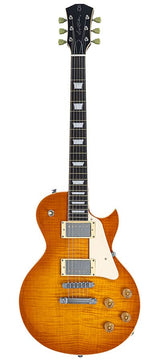 Sire L5/AB Larry Carlton L-Style Elektrische Gitaar Amber Burst met Mahonie Body en Coil Split