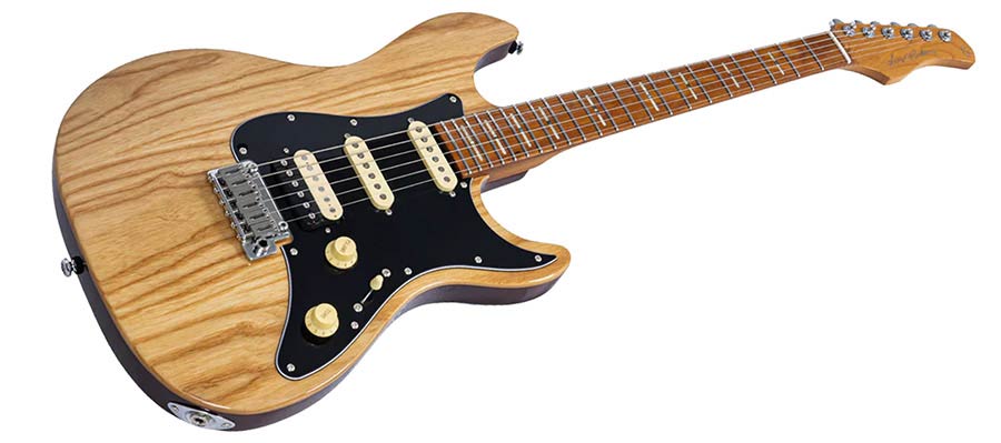 Sire S7S HSS/NT Larry Carlton S-Style Elektrische Gitaar Natural met Swamp Ash Top en Locking Tuners