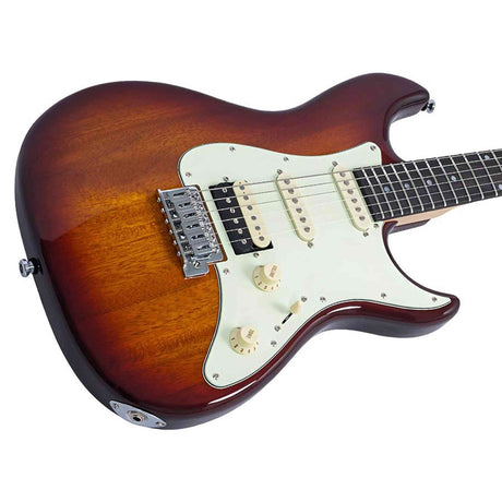Sire S1 ST-Style Elektrische Gitaar Tobacco Sunburst + NUX Mighty-8 MK2 Versterker