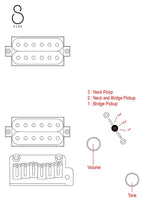 Sire X1/WHS Larry Carlton Elektrische Gitaar White Satin met Coil Split en Tremolobrug