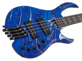 Sire M6H 4/BLSW Marcus Miller M6H Headless 4-String Active Basgitaar Blue Swirl