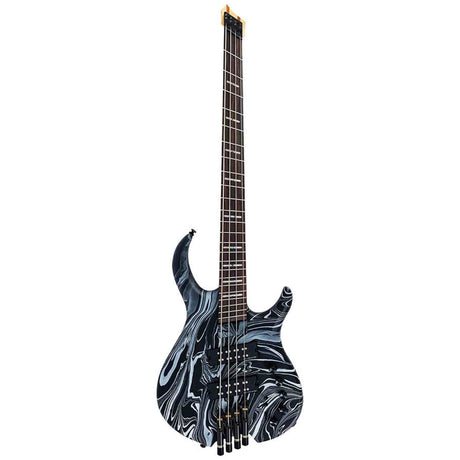 Sire M6H 4/BKSW Marcus Miller M6 Headless 4-String Active Basgitaar Black Swirl