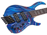 Sire M6H 5/BLSW Marcus Miller M6 Headless 5-String Active Basgitaar Blue Swirl