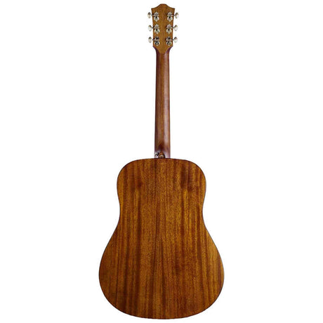 Bromo BAN1V Denali Series dreadnought gitaar, torified solid spruce top, mahogany body, natural gloss, heavy duty tas