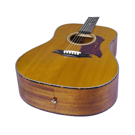 Bromo BAN1V Denali Series dreadnought gitaar, torified solid spruce top, mahogany body, natural gloss, heavy duty tas