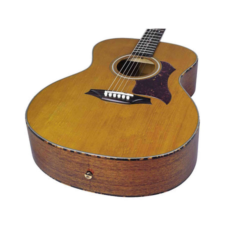 Bromo BAN2V Denali Series Grand Auditorium gitaar, torified solid spruce top, mahogany body, natural gloss, heavy duty tas