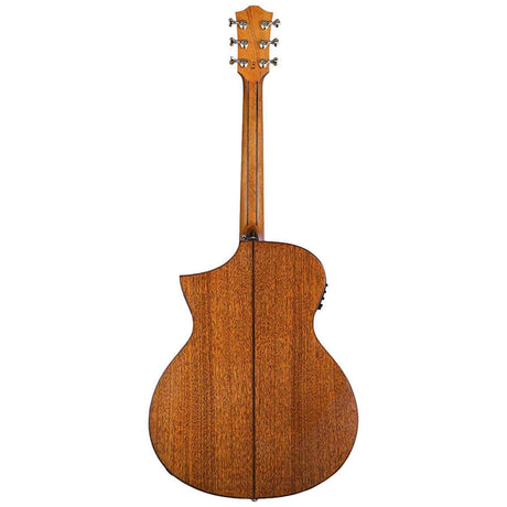 Bromo BAN4CE/BK Denali Series Hillside Auditorium Cutaway gitaar, solid mahogany top, glossy black, heavy duty tas