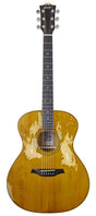 Bromo BAR2R Rocky Mountain Series all solid grand auditorium gitaar, solid spruce top, solid mahogany body, satin relic, heavy duty tas