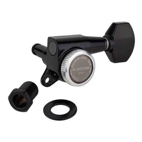 Gotoh GTH15356 SG381 stemmechanieken (posts 6xXL) met Magnum Lock Trad and 07 knoppen, 6R, zwart