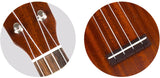 Flight MUS-2 Solid Mahogany Soprano Ukulele met Solid Mahogany Body, Gotoh Friction Tuners en Aquila Super Nylgut Snaren