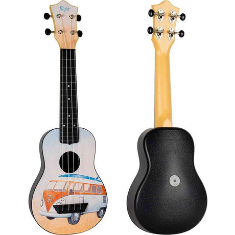 Flight TUS-25 BUS Soprano Ukulele met Linden Top, ABS Body en Aquila Snaren