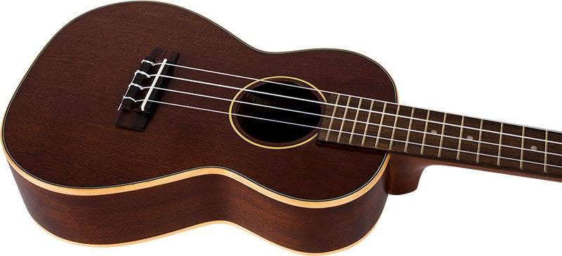 Flight MUC-2 Solid Mahogany Concert Ukulele met Solid Mahogany Body, Gotoh Friction Tuners en Aquila Super Nylgut Snaren