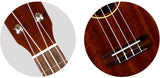 Flight MUC-2 Solid Mahogany Concert Ukulele met Solid Mahogany Body, Gotoh Friction Tuners en Aquila Super Nylgut Snaren