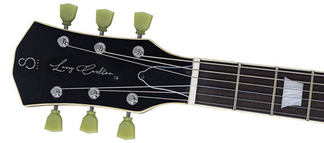 Sire L5L/AB Larry Carlton Linkshandige L-Style Elektrische Gitaar Amber Burst met Flame Maple Top en Coil Split