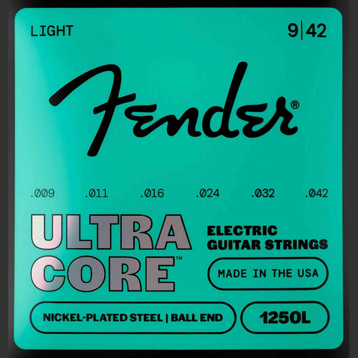 Fender 1250L UltraCore Elektrische Gitaar Snaren Nickel Plated Steel Ball End Extra Light 009-042