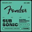 Fender 7350ML SubSonic Bassnaren Stainless Steel Roundwound Long Scale Light Medium 045-100