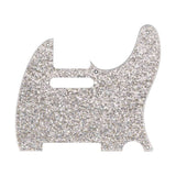 Fender 0992186002 Telecaster Pickguard SS Silver Sparkle Hybrid Glass/Glitter