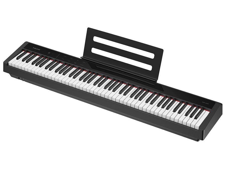 NUX NPK-200 Digital Stage Piano Set met NPS-2 Houten Standaard, 88 Toetsen