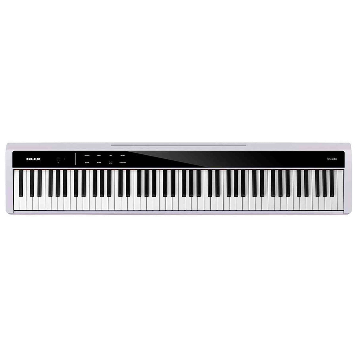 NUX NPK-200 Digital Stage Piano Set wit met NPS-2 standaard, 88 toetsen en kruk