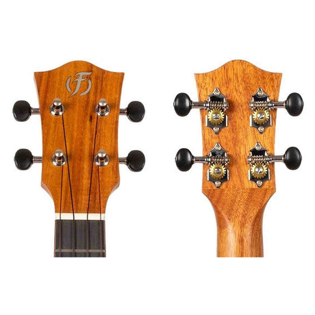 Flight Leia CE Elektrisch-Akoestische Concert Thinline Ukulele met Solid Cedar Top, Acacia Body en Double B1U Pickup