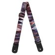 Flight S35 Arcana Ukulele Strap Poly/Leer met Geometrisch Patroon en Verstelbare Lengte