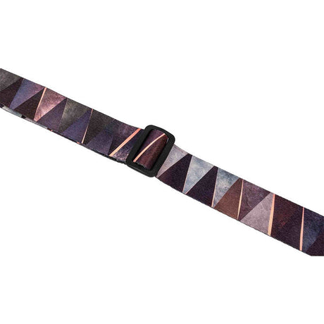 Flight S35 Arcana Ukulele Strap Poly/Leer met Geometrisch Patroon en Verstelbare Lengte