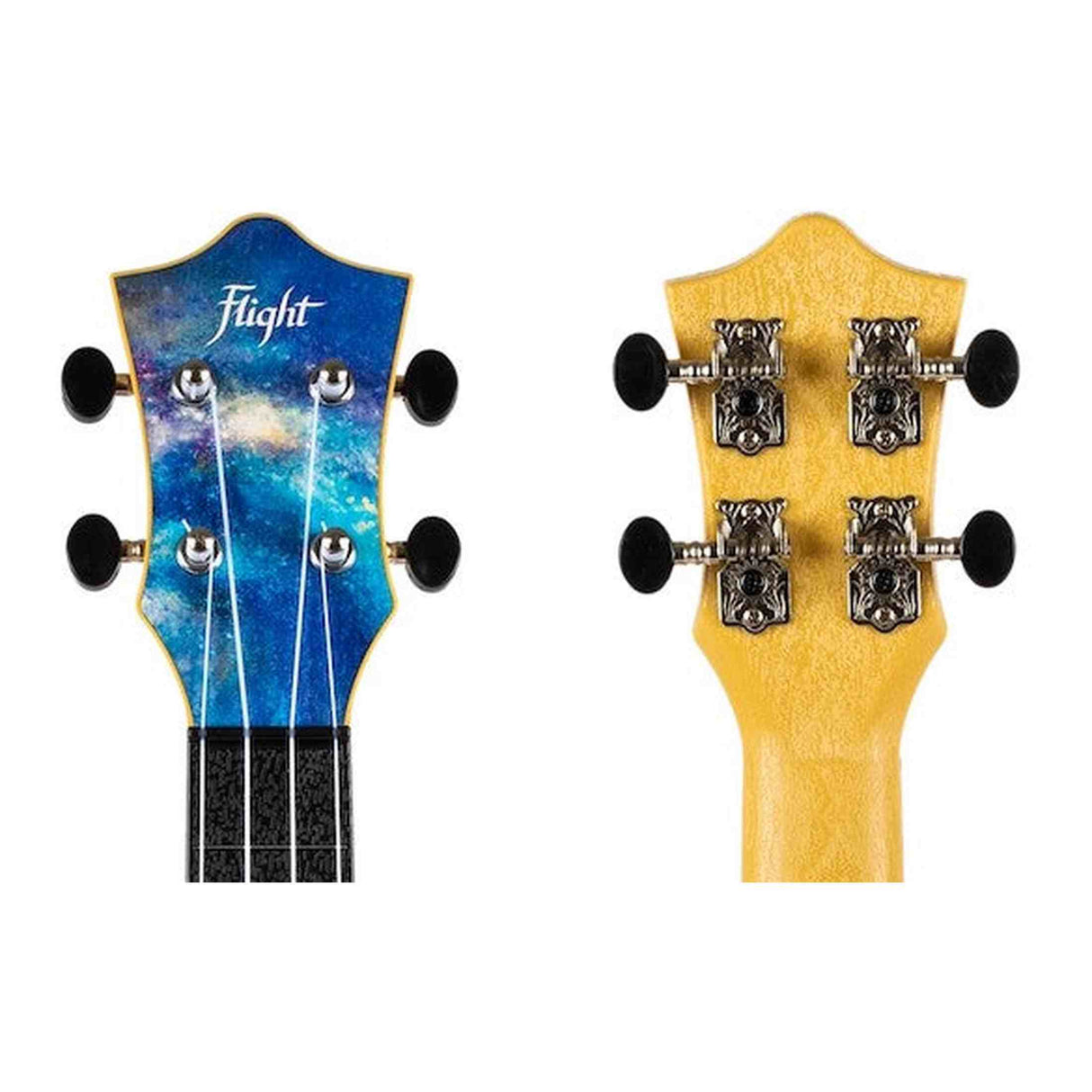 Flight TUS-40 SPACE Soprano Ukulele met Linden Top, ABS Body en Aquila Snaren
