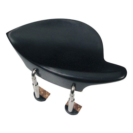 Wolf KH-41 chinrest for violin and viola 'Morawetz'-model, ebony, patented screws nickel