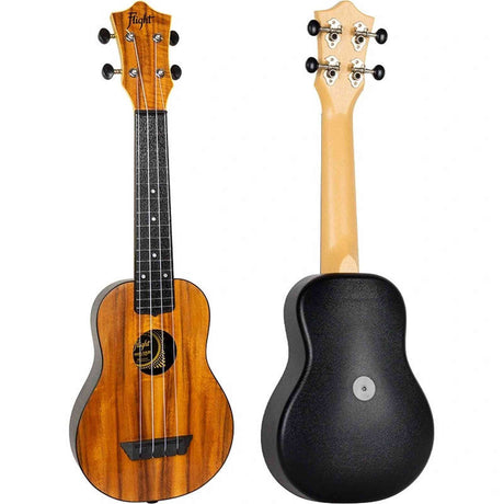 Flight TUS-55 ACACIA Soprano Ukulele met Gelamineerde Acacia Top, ABS Body en Aquila Super Nylgut Snaren
