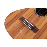 TOM M3 Concert Ukelele met Acacia Body en D'Addario Snaren Inclusief Luxe Hoes