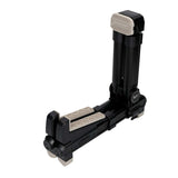 Flight FLUST01-BK Aluminium-Ukulelenständer, faltbar mit Gummischutz