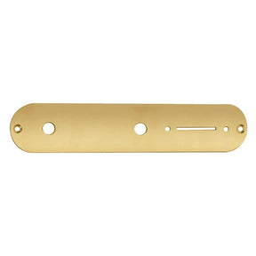 Boston CP-TE-G control plate, 32x160mm, Teaser, 8,5mm holes for metric pots, gold