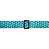 Flight S35 Trail B Ukulele Strap Poly/Leer Blauw met Outdoor Design en Verstelbare Lengte