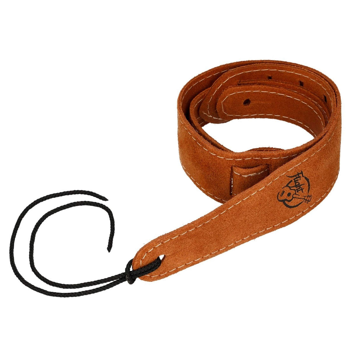 Flight S43 Kamel-Wildleder-Ukulelengurt, EU-Handarbeit mit Kopfplattenbefestigung