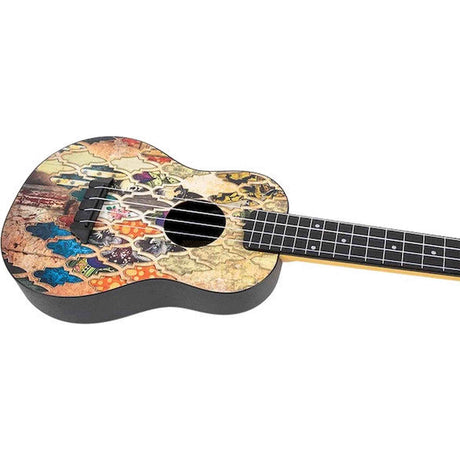 Flight TUC-40 GRANADA Concert Ukulele met Linden Top, ABS Body en Granada Print